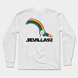 Sevilla seville spain travel expo 92 expo 1992 seville vintage Long Sleeve T-Shirt